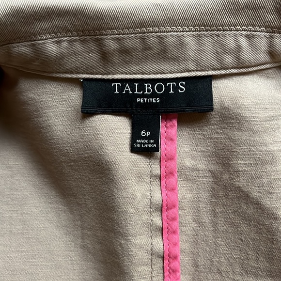 Talbots khaki blazer - Picture 3 of 5